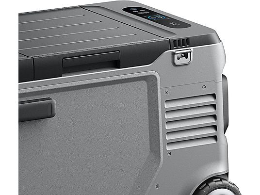 Anker SOLIX EverFrost 2 58L Electric Cooler + 100W Solar Panel — Nevera eléctrica portátil 58 L con panel solar 100 W, doble zona, control por app, ruedas todo terreno, Negro