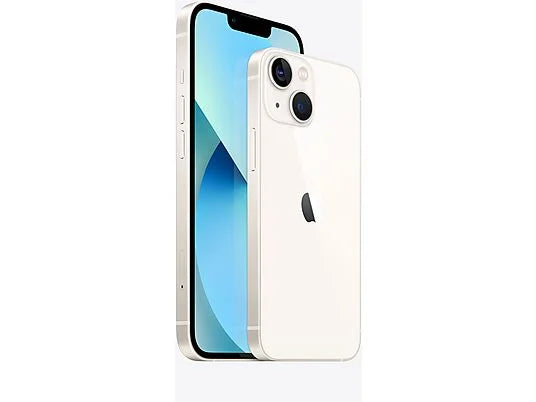 Apple iPhone 13 Starlight, 128 GB, 4 GB RAM, 6.1" OLED, iOS, Chip A15 Bionic, Blanco