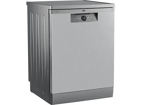 Beko BDFN26640XC Lavavajillas 60 cm – 16 servicios, 6 programas, Inox, Fast+ y SelFit