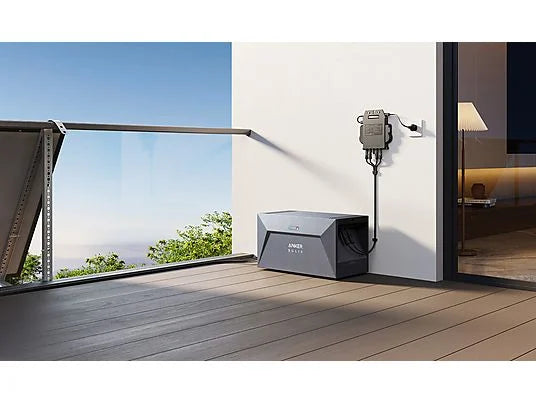 Anker SOLIX Solarbank E1600 1600Wh, 800W, LiFePO4, Plug & Play, IP65, Compatible con Microinversores, Energía Solar Residencial