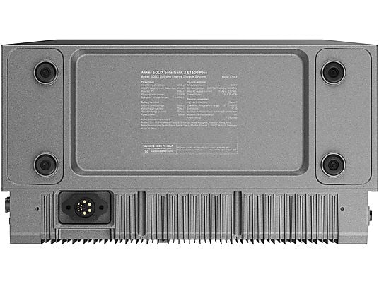 Anker SOLIX Solarbank 2 E1600 AC, Kit Solar 1200W, 1,6kWh, Plug & Play, IP65, Batería LiFePO4, Compatible con Paneles y Microinversores