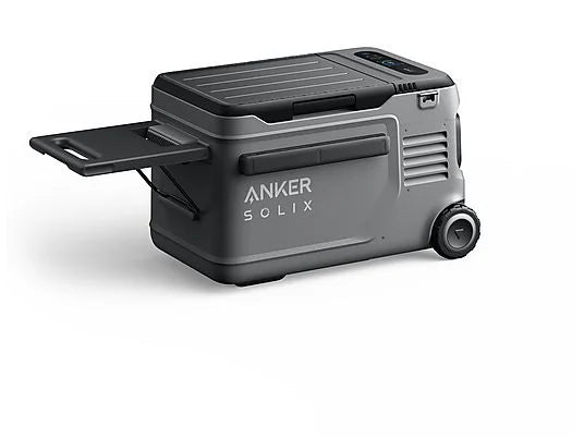 Anker SOLIX EverFrost 2 23L Cooler con Panel Solar 100W – Nevera eléctrica portátil 23 L, batería 288 Wh, 4 modos de carga (Solar/CA/Coche/USB-C), control via app, Negro
