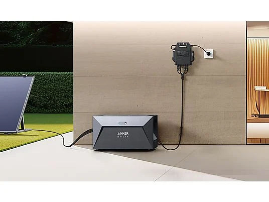 Anker SOLIX Solarbank E1600 1600Wh, 800W, LiFePO4, Plug & Play, IP65, Compatible con Microinversores, Energía Solar Residencial