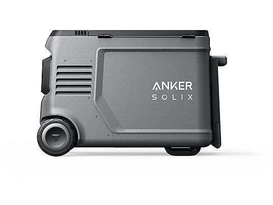 Anker SOLIX EverFrost 2 40L Electric Cooler + 100W Solar Panel – Nevera eléctrica portátil 40 L con panel solar, batería LiFePO₄, múltiples modos de carga y control por app, Negro