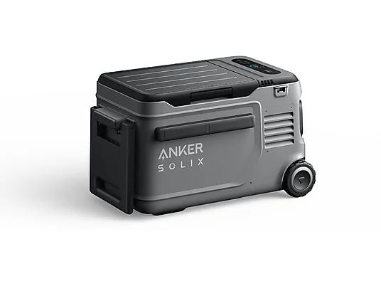 Anker SOLIX EverFrost 2 23L Cooler con Panel Solar 100W – Nevera eléctrica portátil 23 L, batería 288 Wh, 4 modos de carga (Solar/CA/Coche/USB-C), control via app, Negro