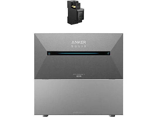 Anker SOLIX Solarbank 2 E1600 Pro + BP1600, Kit Solar 2400W, 3,2kWh, LiFePO4, IP65, Plug & Play, Medidor Inteligente