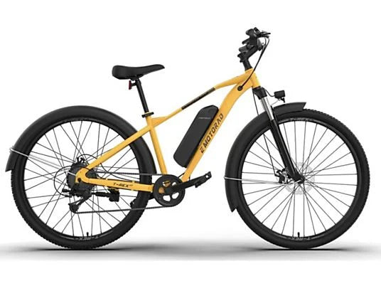 Bicicleta Eléctrica de Montaña EMOTORAD T-REX AIR 29” | 36V 250W | Autonomía 65 km | Shimano 7V | Suspensión 100 mm | Amarilla