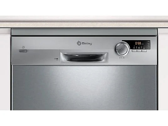 Balay 3VS572IP Lavavajillas 60 cm – 13 servicios, 5 programas, Inox, motor ExtraSilencio