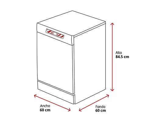Balay 3VS572IP Lavavajillas 60 cm – 13 servicios, 5 programas, Inox, motor ExtraSilencio